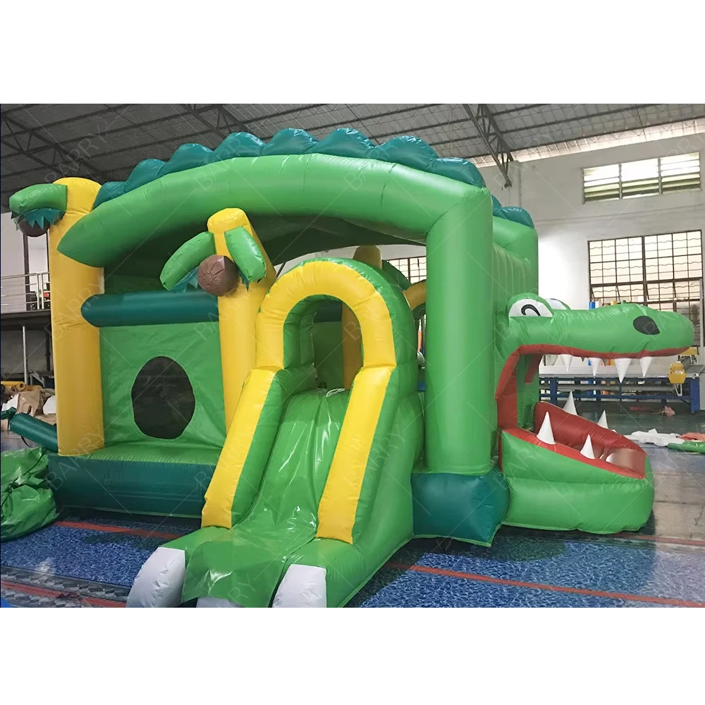

Commercial PVC Wet Dry Inflatable Slide Combo Party Moon Castle Bounce and Slide