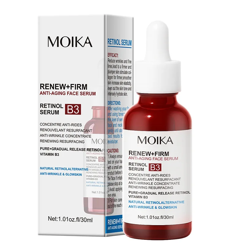 Pure Retinol Faces Serums with Vitamin B3 Anti Aging Face Serum for Lines Wrinkles and Premature Sun Damage skincare product