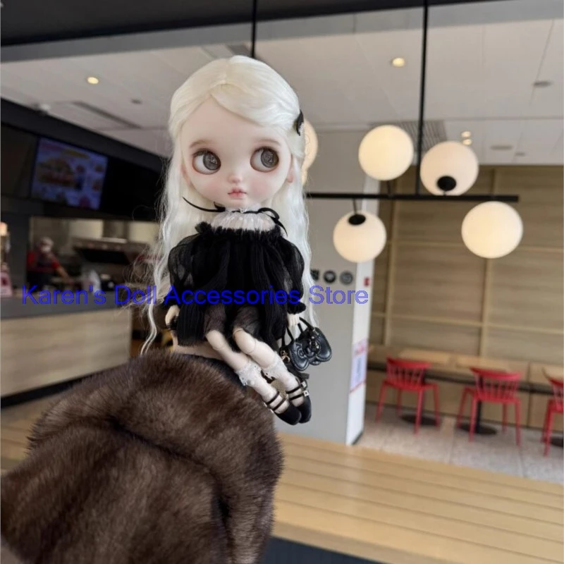 

2026 new design 1pcs fashion style one-piece dress black for landoudou/Blythe(Fit for Lulu,ymy24,Ob22,24,26,zone, Jenny)