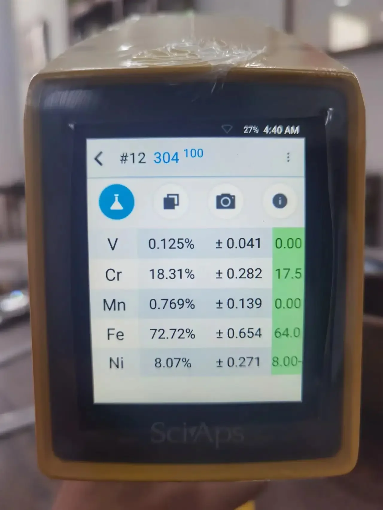 SciAps X-50 Analisador de espectrômetro Xrf portátil Xrf Testador de metal Analisador de liga/analisador de metal xrf/analisador de espectro xrf