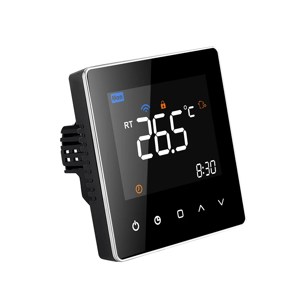 Tuya WiFi Smart Thermostat Modbus Temperature Controller Touch Screen Digital Programmable Room HVAC Heating AC 95-240V PC+ABS