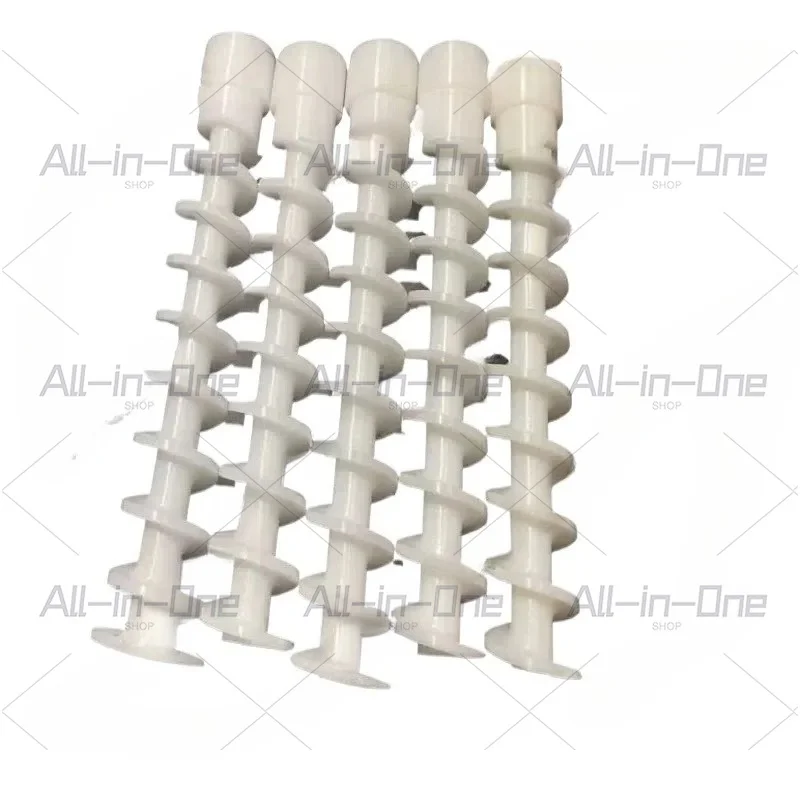 Food Grade Plastic Spiral Conveyor Rod Push Bottle Transfer Screw Accessory Size needs to be provided.