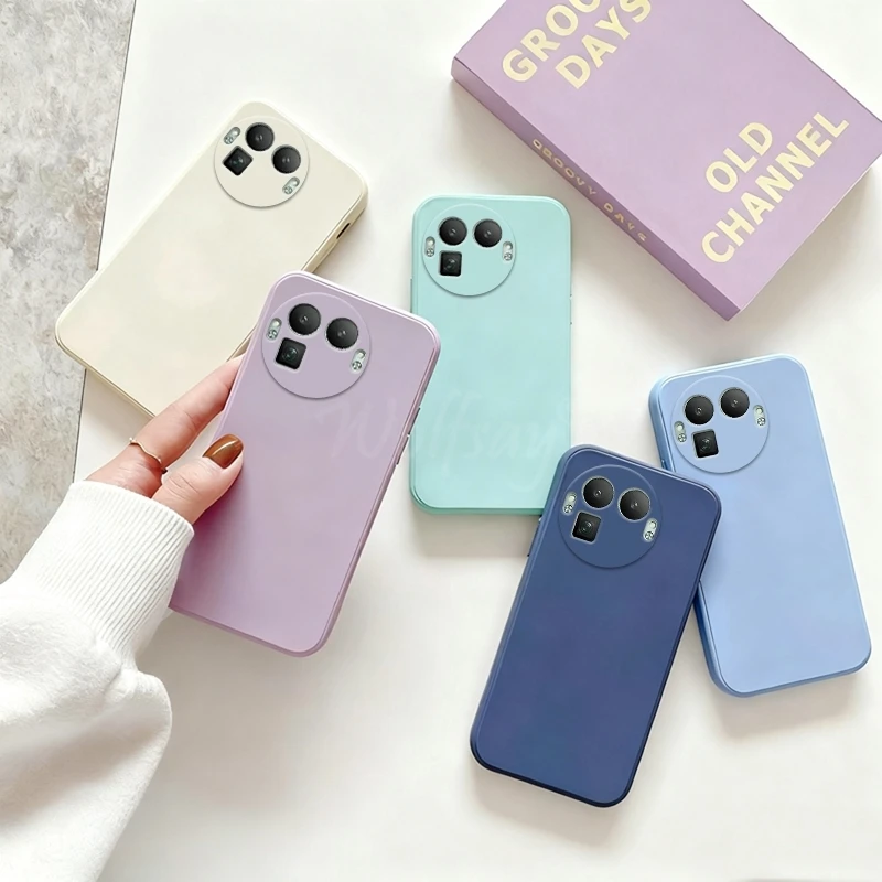 Para Realme GT 8 Pro Funda de silicona líquida de goma lisa Funda suave Realme GT 8 Pro Funda protectora de teléfono Funda Realme GT8 Pro