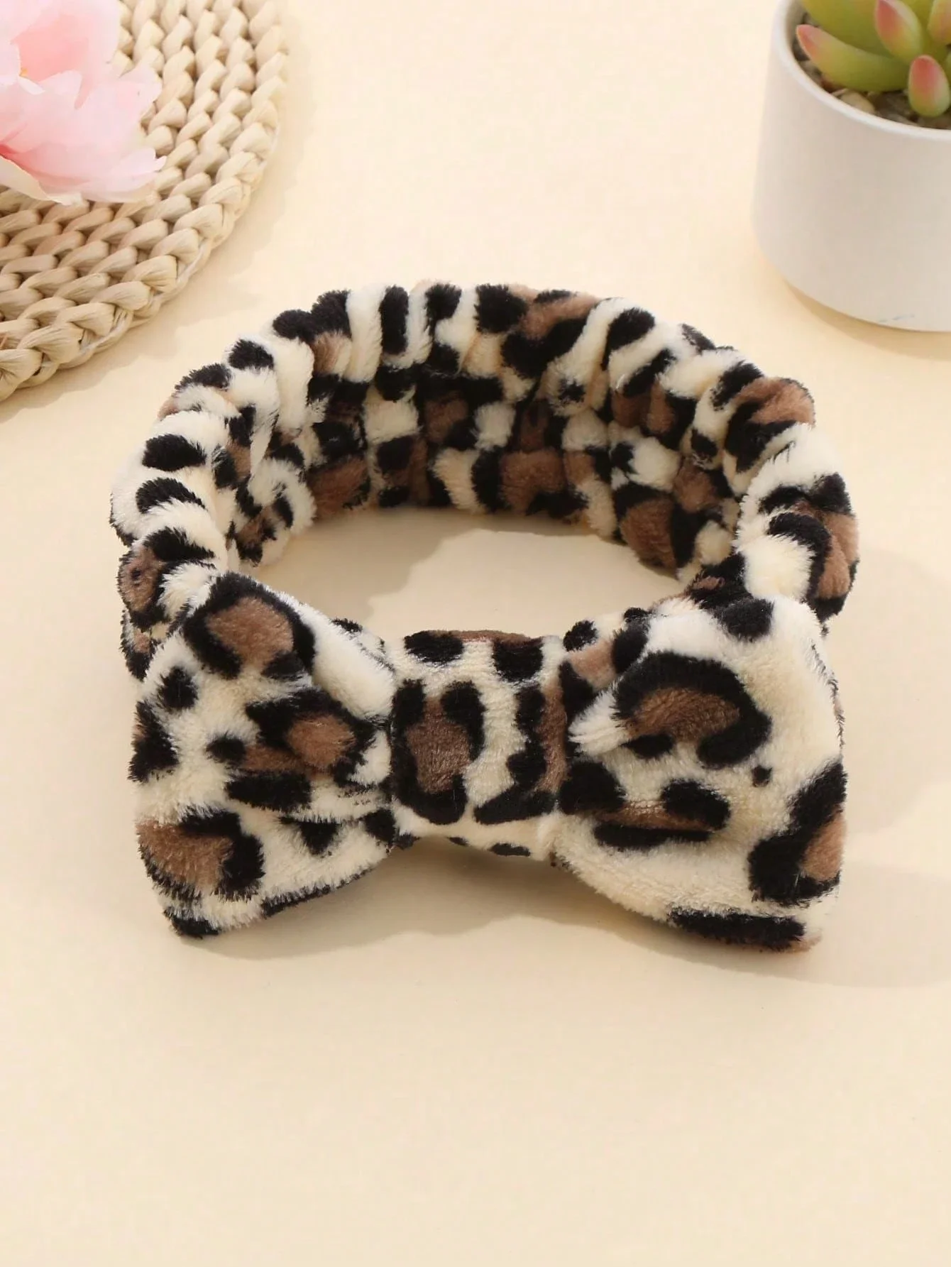 

Colorful Leopard Bow Headband Hair Accessories Cute Hair Band For Women, Makeup & Washing Face Home Bathroom Decor Fall Decor