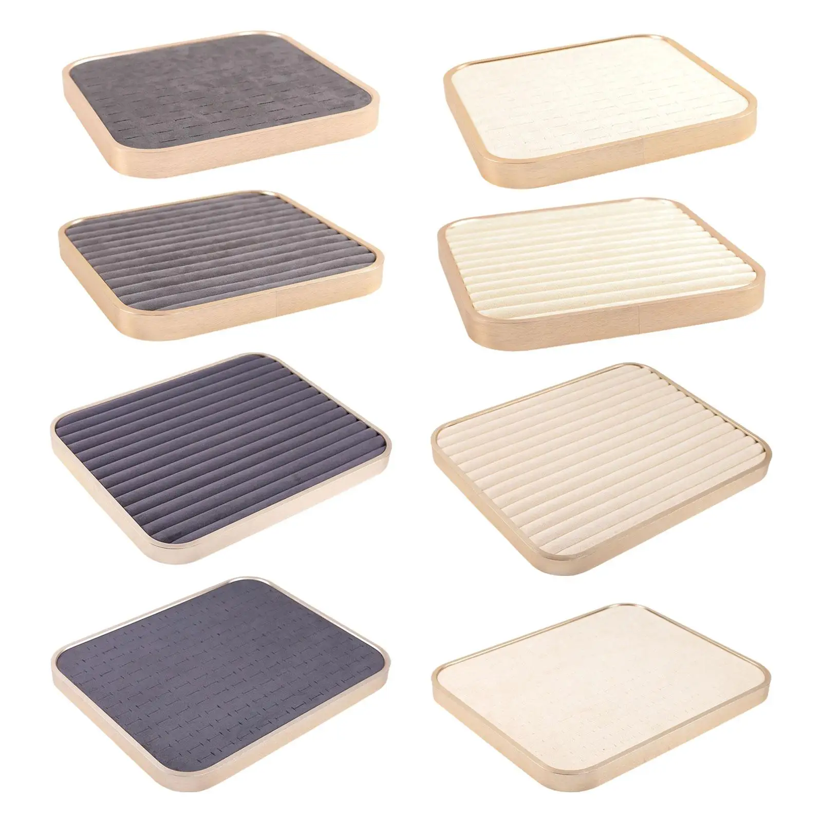 

Jewelry Organizer Tray Jewelry Tray,Velvet ,Ring Display Holder, Showcase ,for Desk,