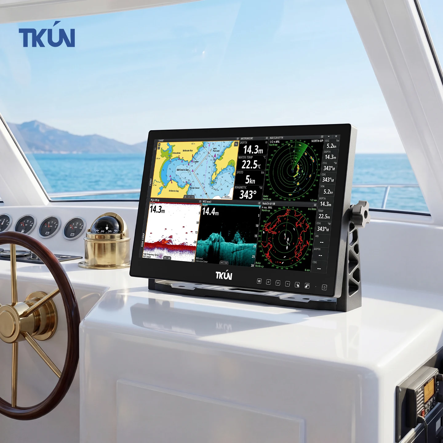 Marine Montor 1000nits 1080p IP68 Waterproof 15.6 Inch Industrial Capacitive Touch Screen LCD Mnitor LED Screen Display