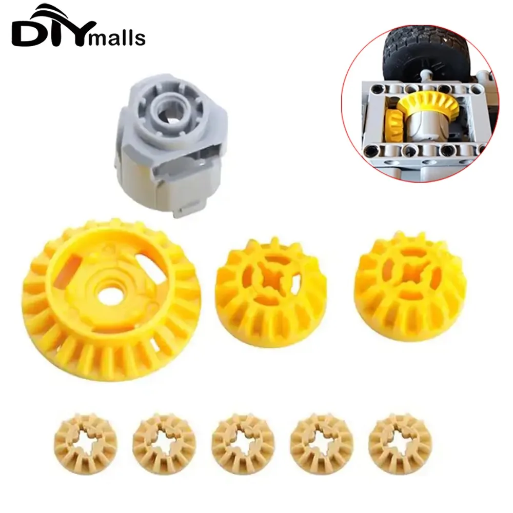 Neue Differentiale Zahnräder Bausteine moc technische Modifikation steile 65414 69761 69762 6589 kompatibel mit Legoeds