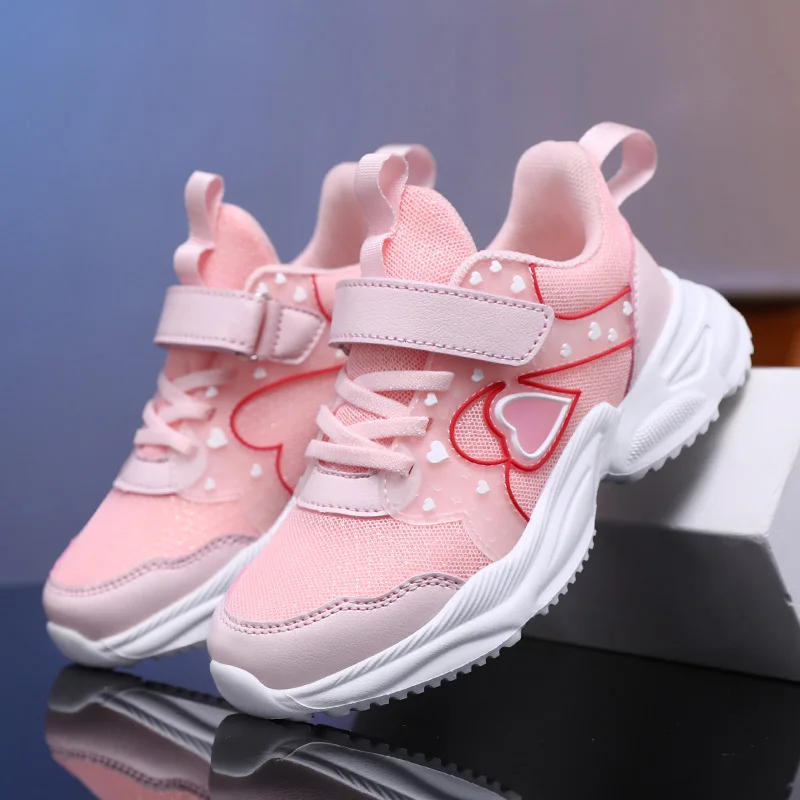 

Spring Autumn New Mesh Breathable Casual Trendy Sneakers For Primary School Older Kids