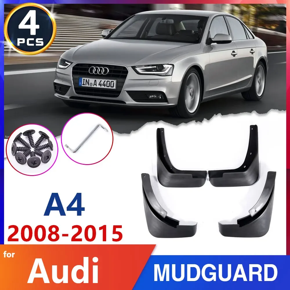 

Для Audi A4 Седан B8 2008 ~ 2015 автомобильный грязеотталкивающий кожух 2009 2010 шина Брызговики наклейки автомобильные аксессуары