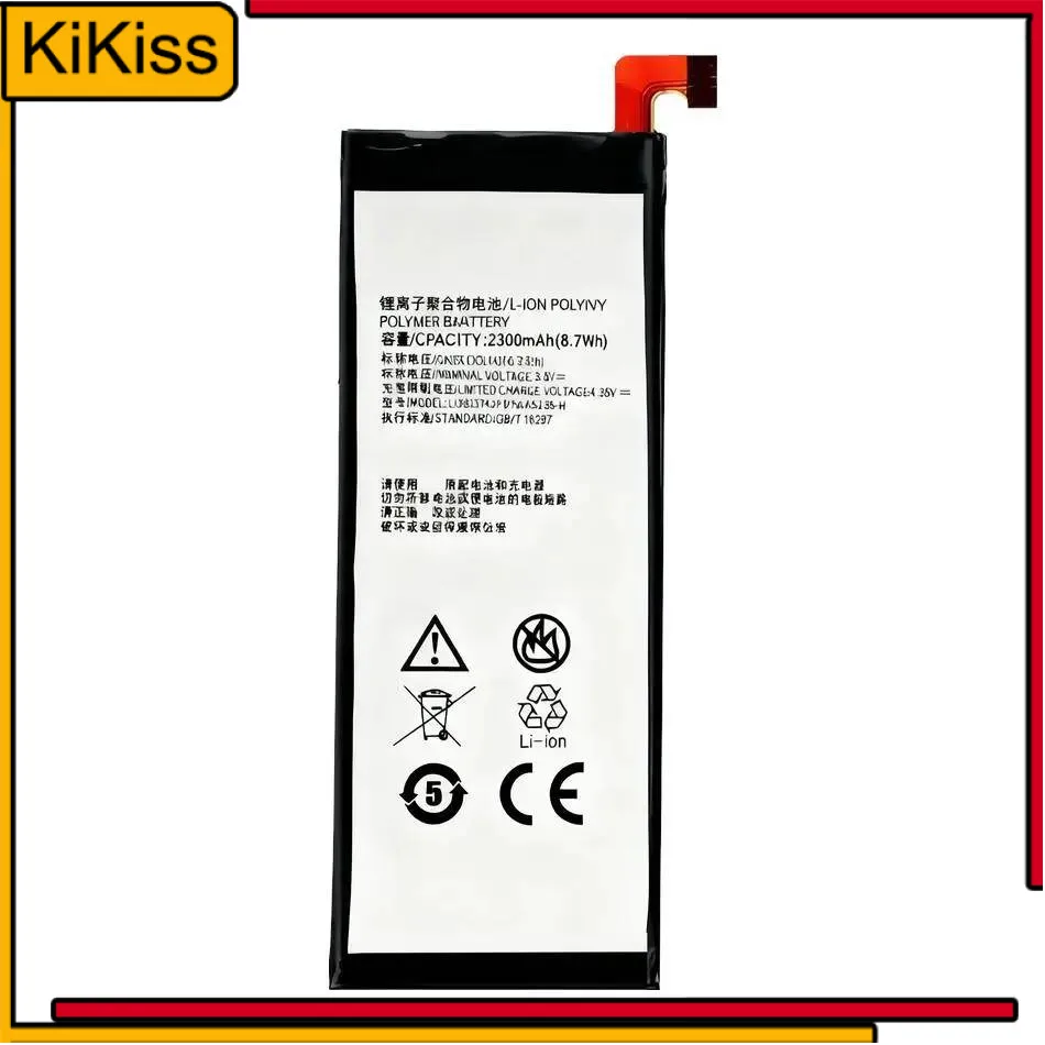 

Mobile Phone Battery Li3823t43p6ha54236-H 2300Mah For Zte Nubia Z7 Mini NX507J Blade S6 Q5-T T630 Q5-C G717C G718C