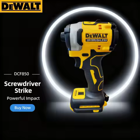 DEWALT New DCF850 Impact Driver Electric Driver 20V Lithium Battery Brushless battery screwdrivers High Torque tools（No battery）