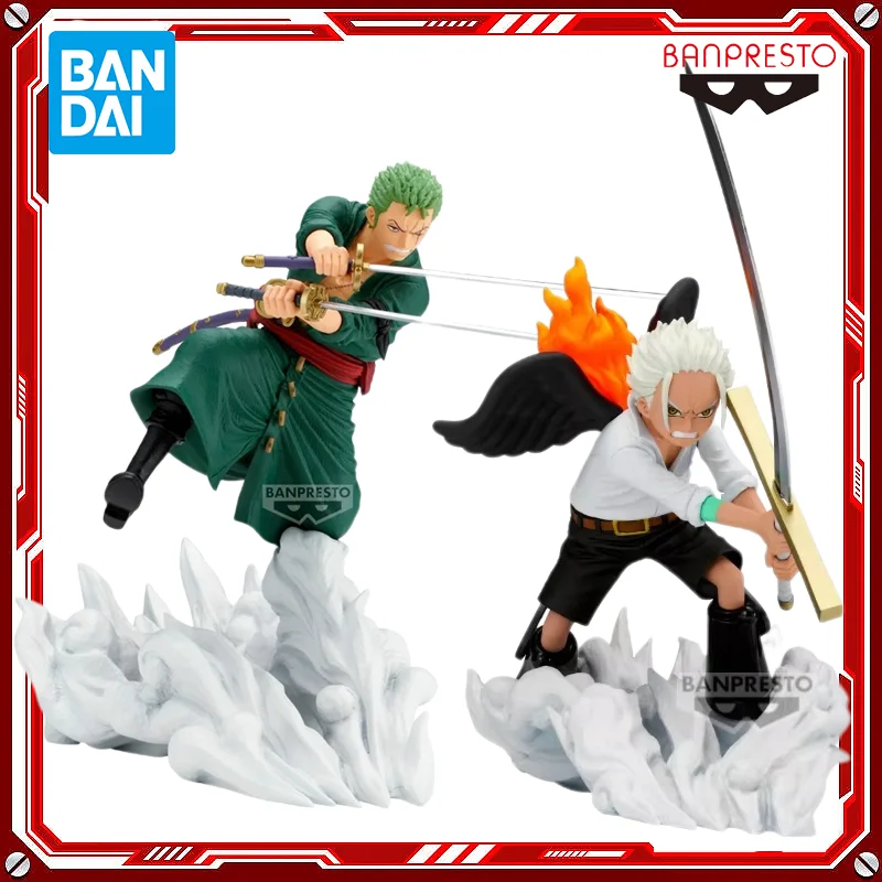 

Original Bandai BANPRESTO One Piece Roronoa Zoro & S Hawk Senkou Zekkei Figure Anime Action Model Collectible Toys Gift