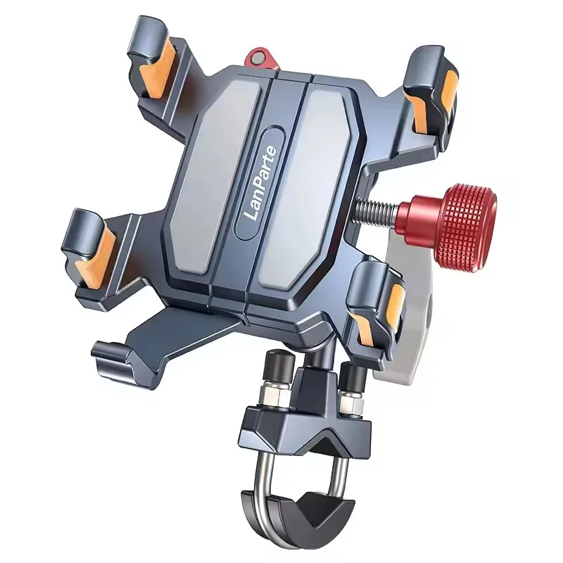 

Universal Motorcycle Phone Holder Alloy Shock Absorption New High-Quality Adjustable Motorbike Riding Navigation Holder