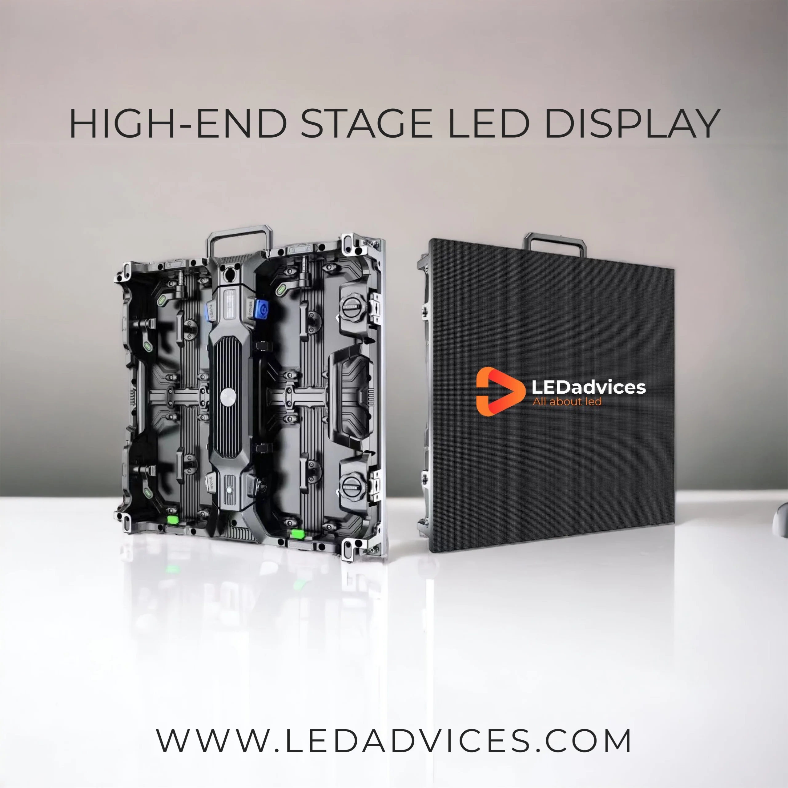 LEDadvices RH PRO Series P2.9 P3.91 P4.81 Outdoor Full Color LED Cabinet 500*500mm 3840Hz Rental Event Big Screen Display Wall