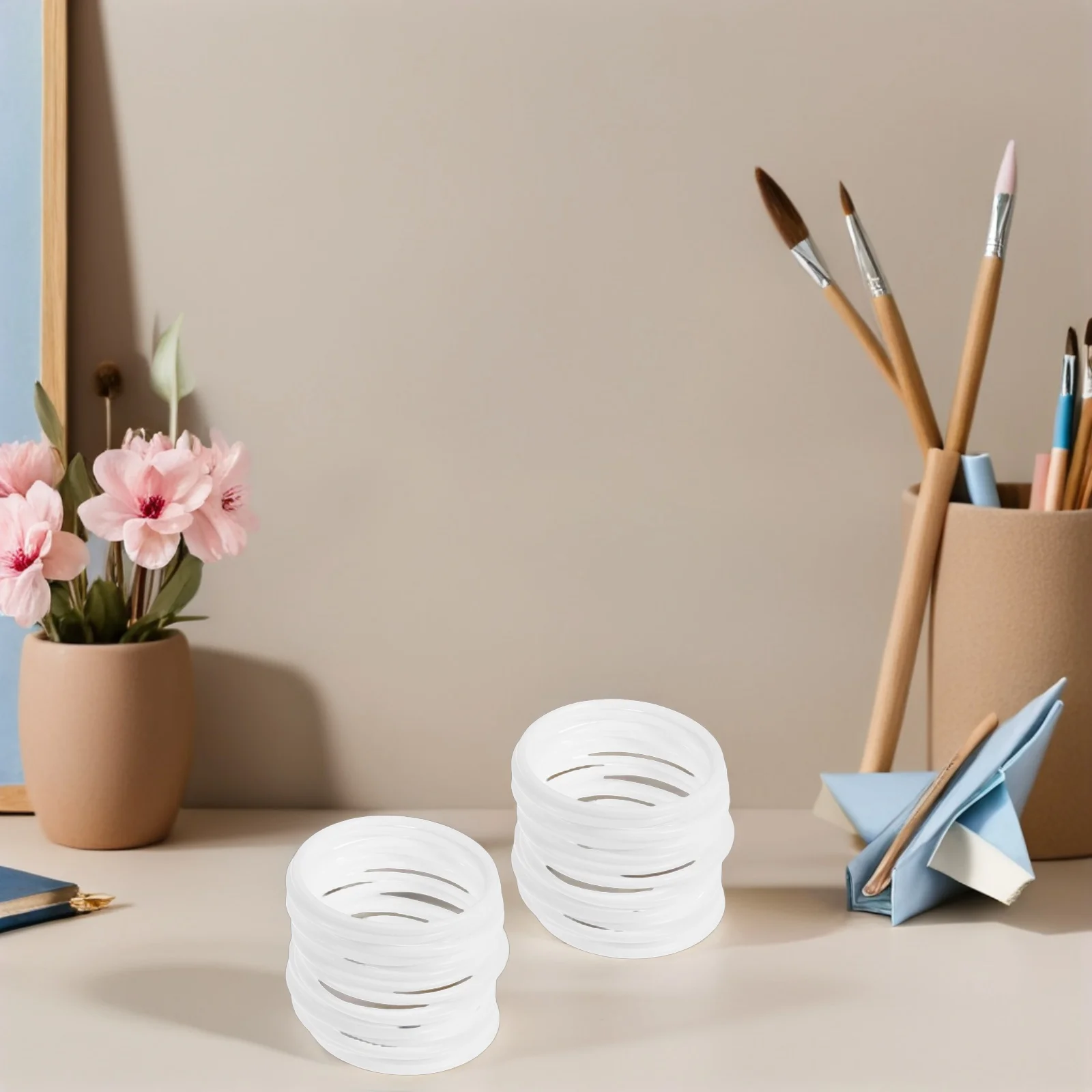 

30Pcs Plastic Hoop Frames Wreath Rings for Macrame DIY Dream Catcher Craft Decoration Supplies Plastic Rings