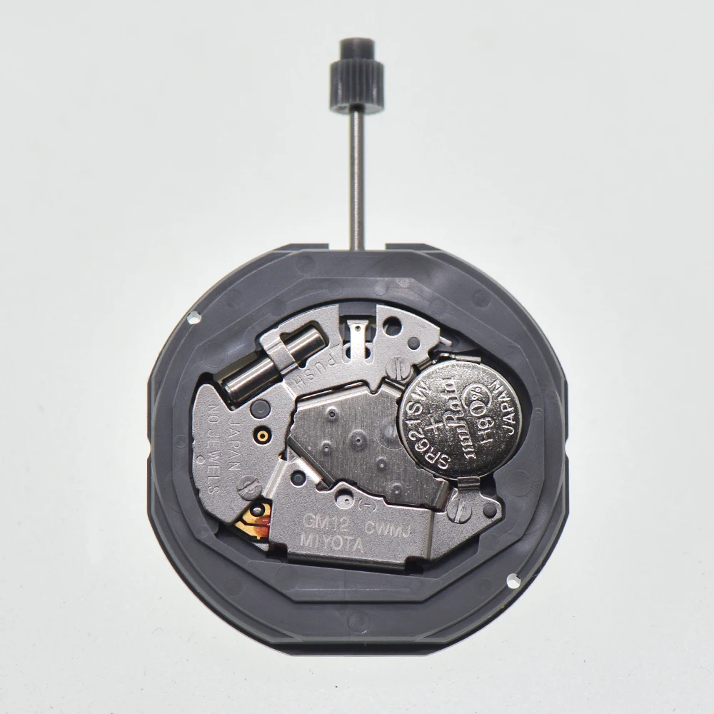 Miyota-Movimiento de GM12-6 GM12, accesorio de repuesto para reloj, Delgado, con 3 manos