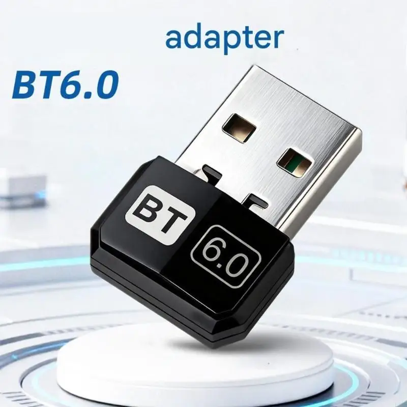 

Bluetooth-совместимый USB-адаптер 6.0 для беспроводного подключения ПК с диапазоном действия 20 м, поддержка клавиатур устройств