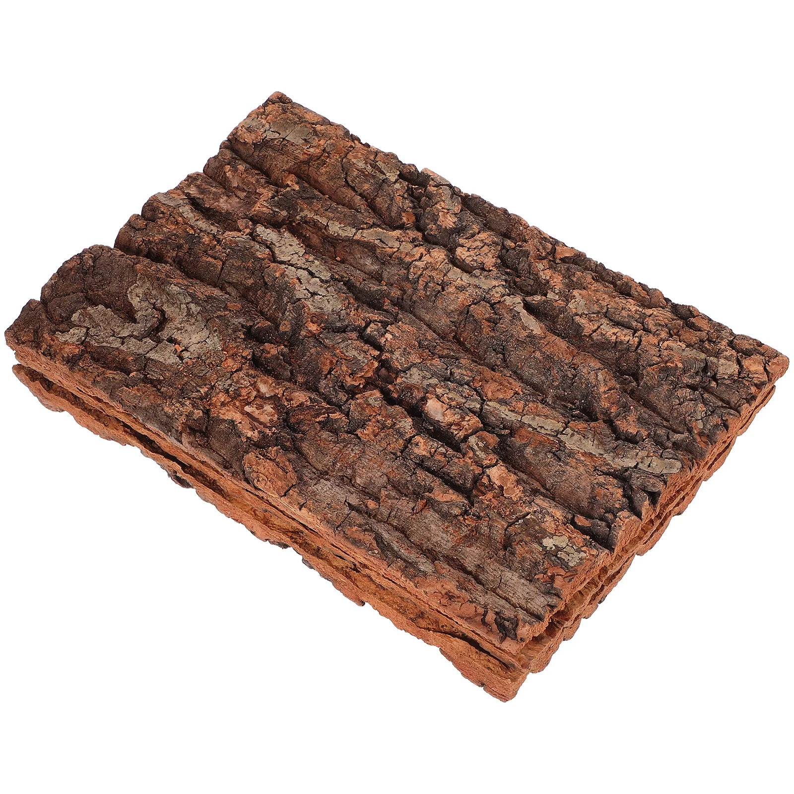 

3Pcs Reptile Climbing Bark Natural Tree Bark Platform for Terrarium Tank Background Realistic Reptile Habitat Decor