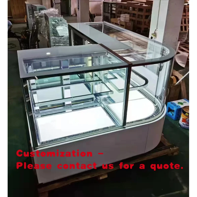 custom.used bakery glass display cabinet northern style commercial glass countertop showcase bread retail shop