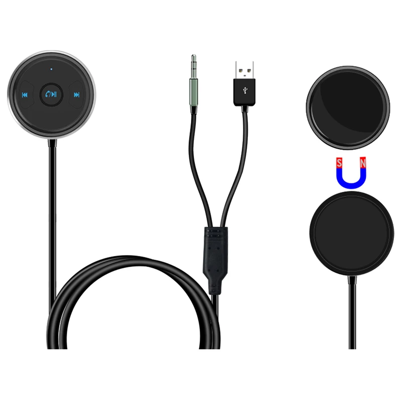 

Автомобильный AUX Bluetooth адаптер приемник MP3 DVD аудио приемник Поддержка Siri & Android