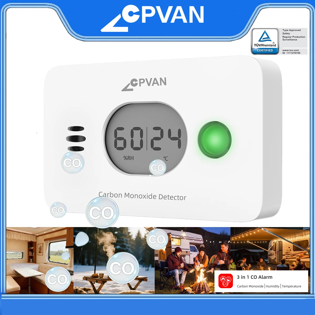 Cpvan 3-In-1 Carbon…