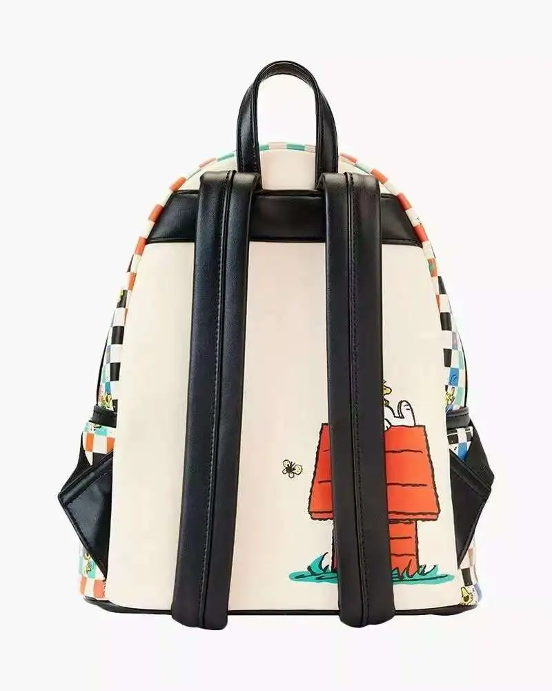 Loungefly Snoopy Cartoon Allover-Print Mini Fashionable Backpack Casual Backpack Children Schoolbag Surprise Children Cute Gifts
