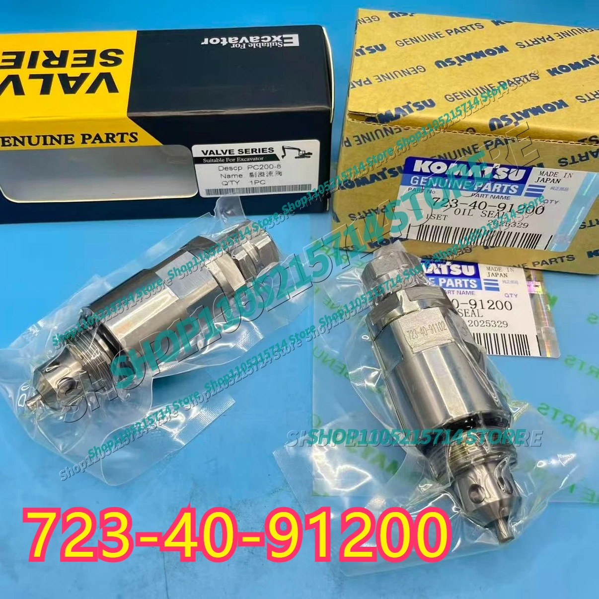 

Клапан регулировки давления масла в сборе 723-40-91200 723-40-91300 723-90-61300 для экскаваторов Komatsu PC200-7 PC200-8 PC300-8