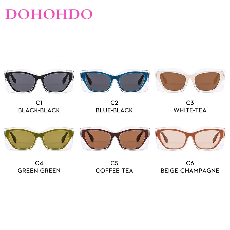 موضة خمر إطار كبير مربع المسامير النظارات الشمسية النساء الرجال الاتجاه العلامة التجارية مصمم الصيف السفر في الهواء الطلق نظارات شمسية UV400