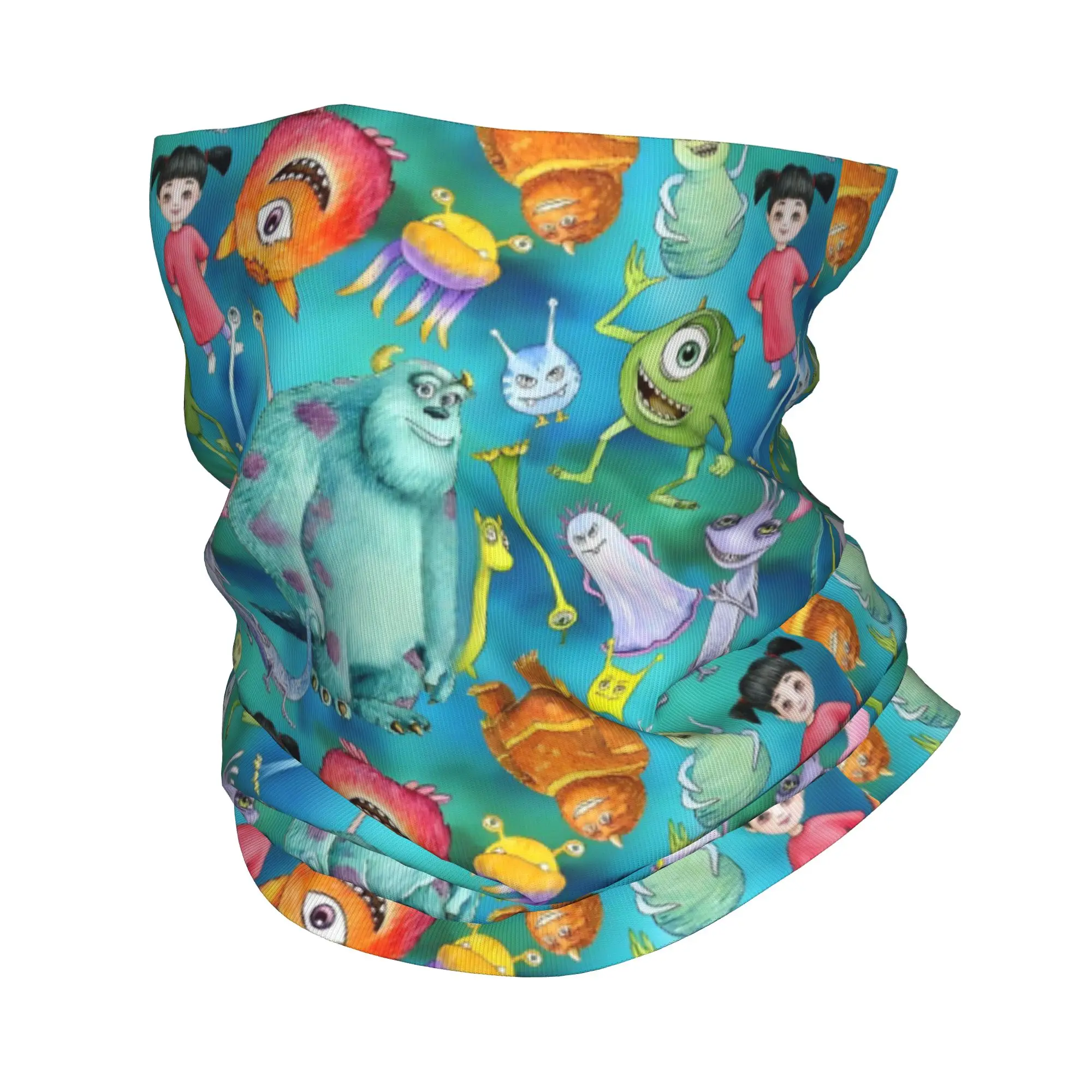 

Многофункциональный шарф-бандана/гейтер с мультяшным принтом «Университет монстров» для походов и кемпинга, унисекс, согревающий головной убор/повязка на голову