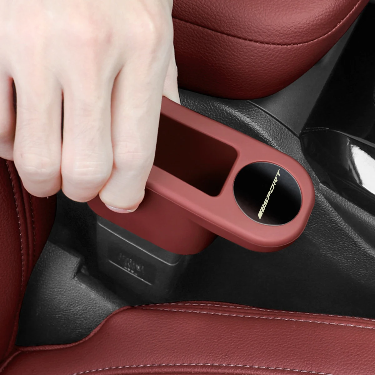 Anti Scratch Car Seat Belt Socket Cover For Audi For Mercedes Benz For VW For Ford Car Interior Accessories view 4