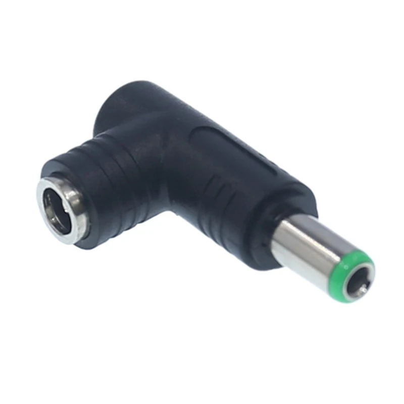 Adaptador conector alimentación ángulo 90 °, 5,5x2,5mm, convertidor a macho, 1 unidad, envío directo