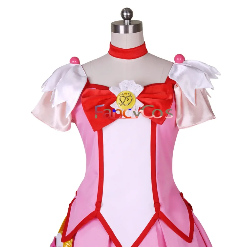 Girl Smile PreCure! Glitter Force Glitter Lucky Cure Happy Dress Cosplay Costume Anime Adult Kid Custom Made Halloween Carvinal