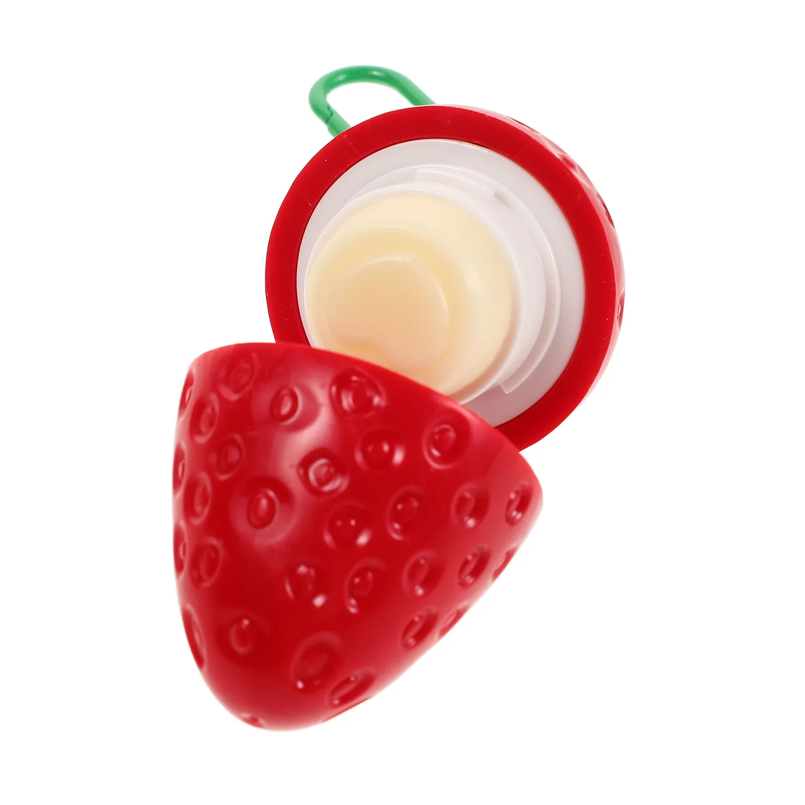 Strawberry Moisturizing Lip Balm for Women and Men Portable Compact Lip Care Cream Autumn Winter Dry Lips Repair Hydration view 2