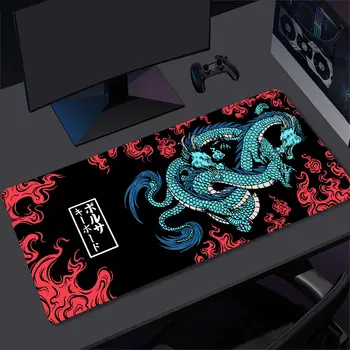 Fialová podložka pod myš Japan Dragon Herní podložka pod myš Klávesnice Herní podložka pod myš na stůl Rychlá podložka na stůl Anime 900x400 800x300 Podložky pod myš 10 nejlepší prodej Podložka pod myš 800x300 - №8