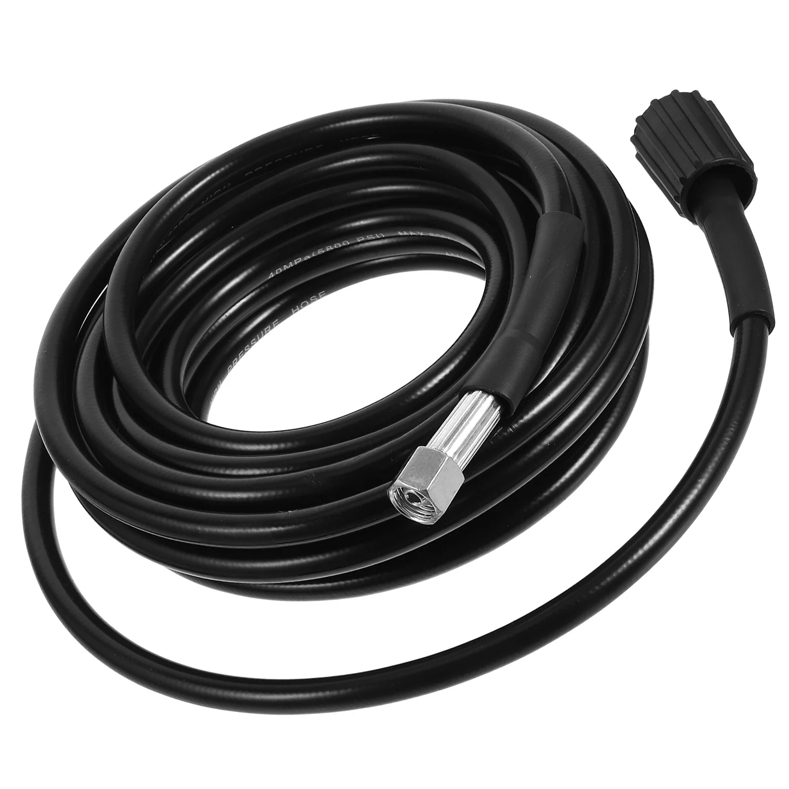 

8M 160 Bar M22 High Pressure Hose For Power Washer Extension Pipe Black Durable Pressure Washing Hose For Cold Water