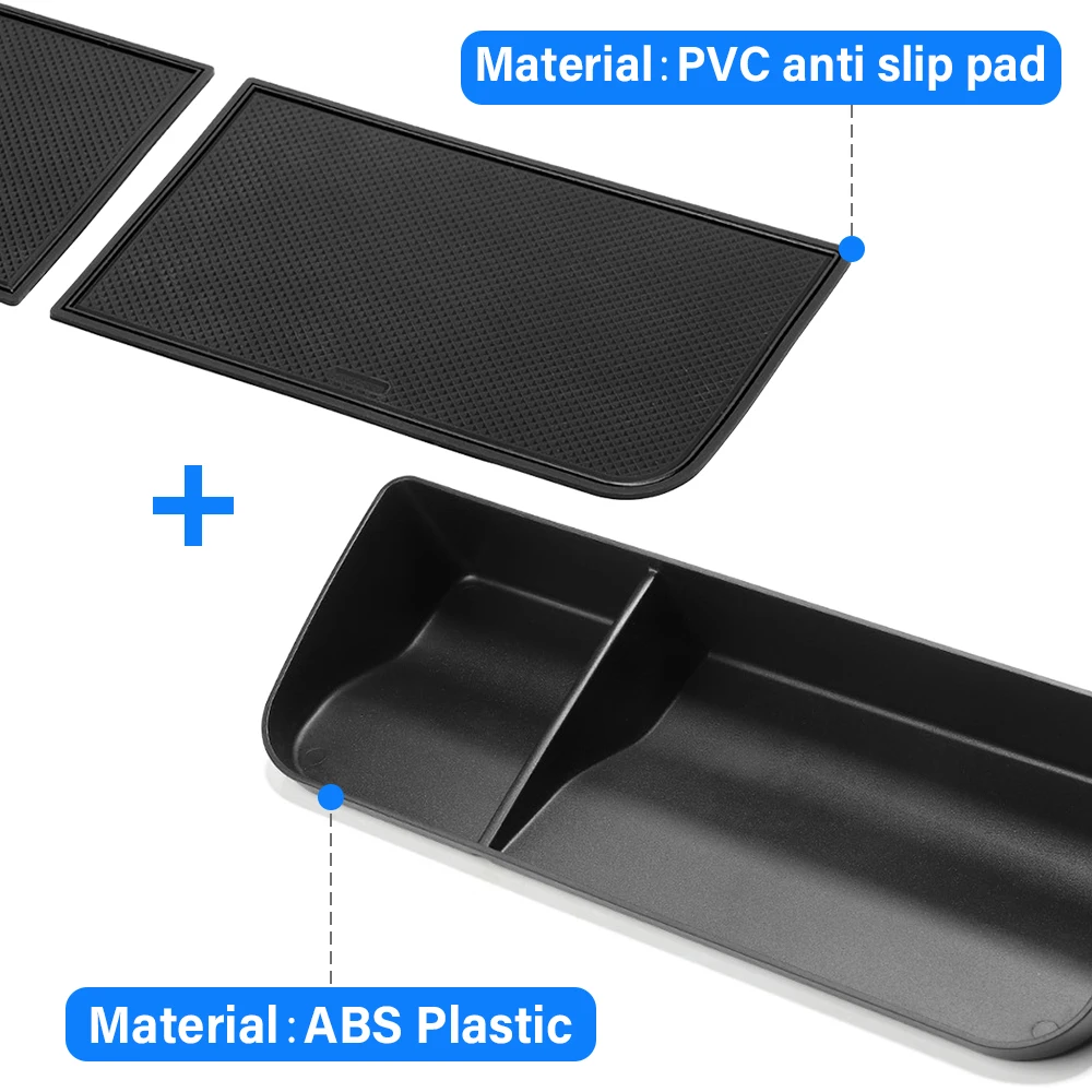 Auto-Mittelkonsole Unterer Stauraum Armlehnenbox Türorganizer Armaturenbrett-Ablage für Xpeng G6 2023 2024 2025 2026 – Detail 14