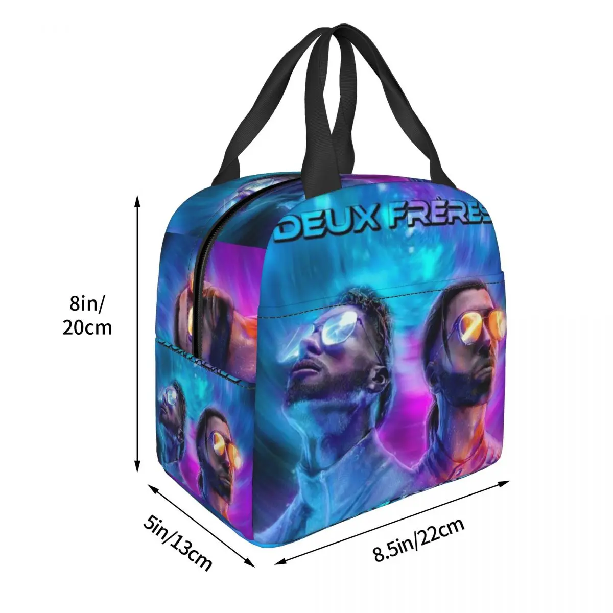 PNL Nabil Andrieu وTarik Andrieu المغني أكياس الغداء معزول بينتو صندوق الغداء حمل مانعة للتسرب برودة حقيبة حرارية