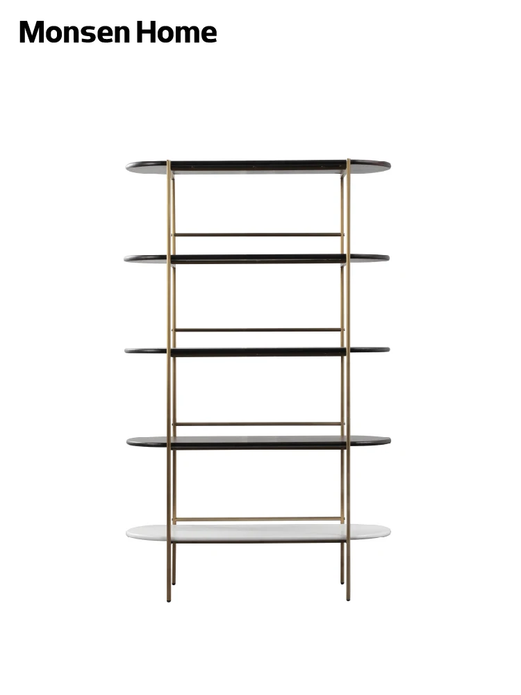 Nordic Side Cabinet Shelf Wall Narrow Partition Modern Simple Hallway Room Wall Mounted Storage Rack