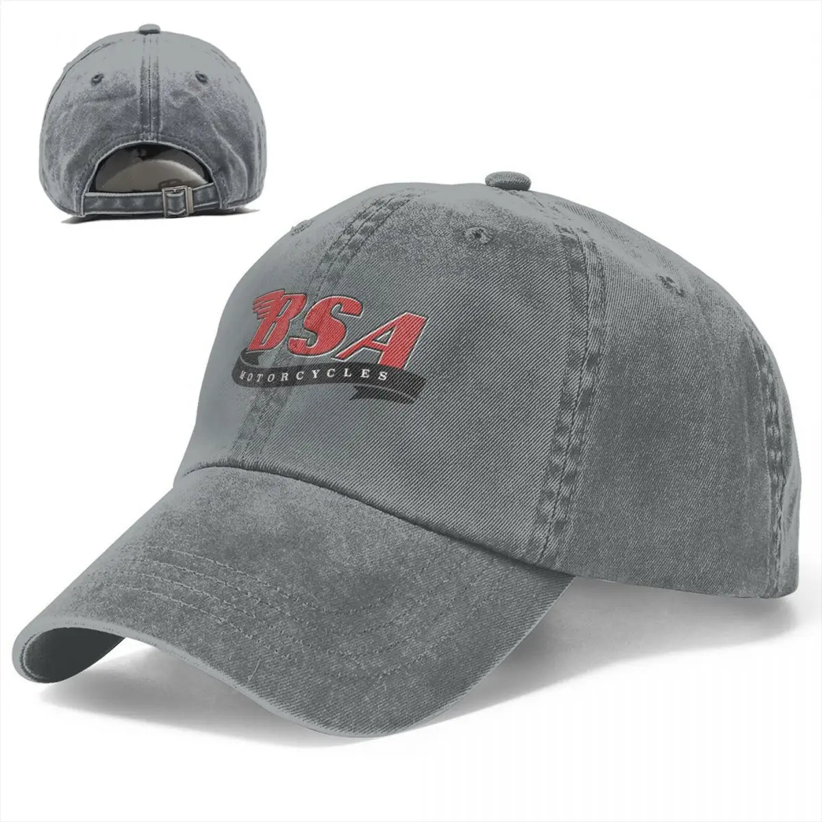 Classic BSA Motorcycles Logo Baseball Cap Accessories Vintage Distressed Cotton Snapback Cap Men Women Outdoor Workouts Hats Cap