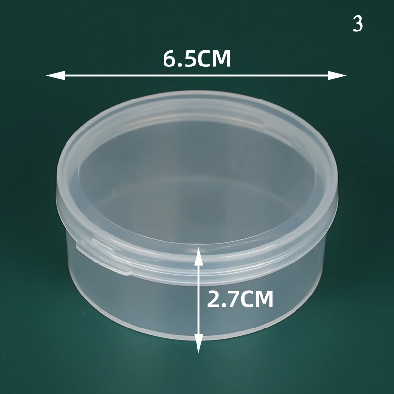 1Pc Transparent Powder Puff Storage Box Safe PP Material Multifunctional Cosmetic Storage Box Waterproof Dustproof Box Organizer