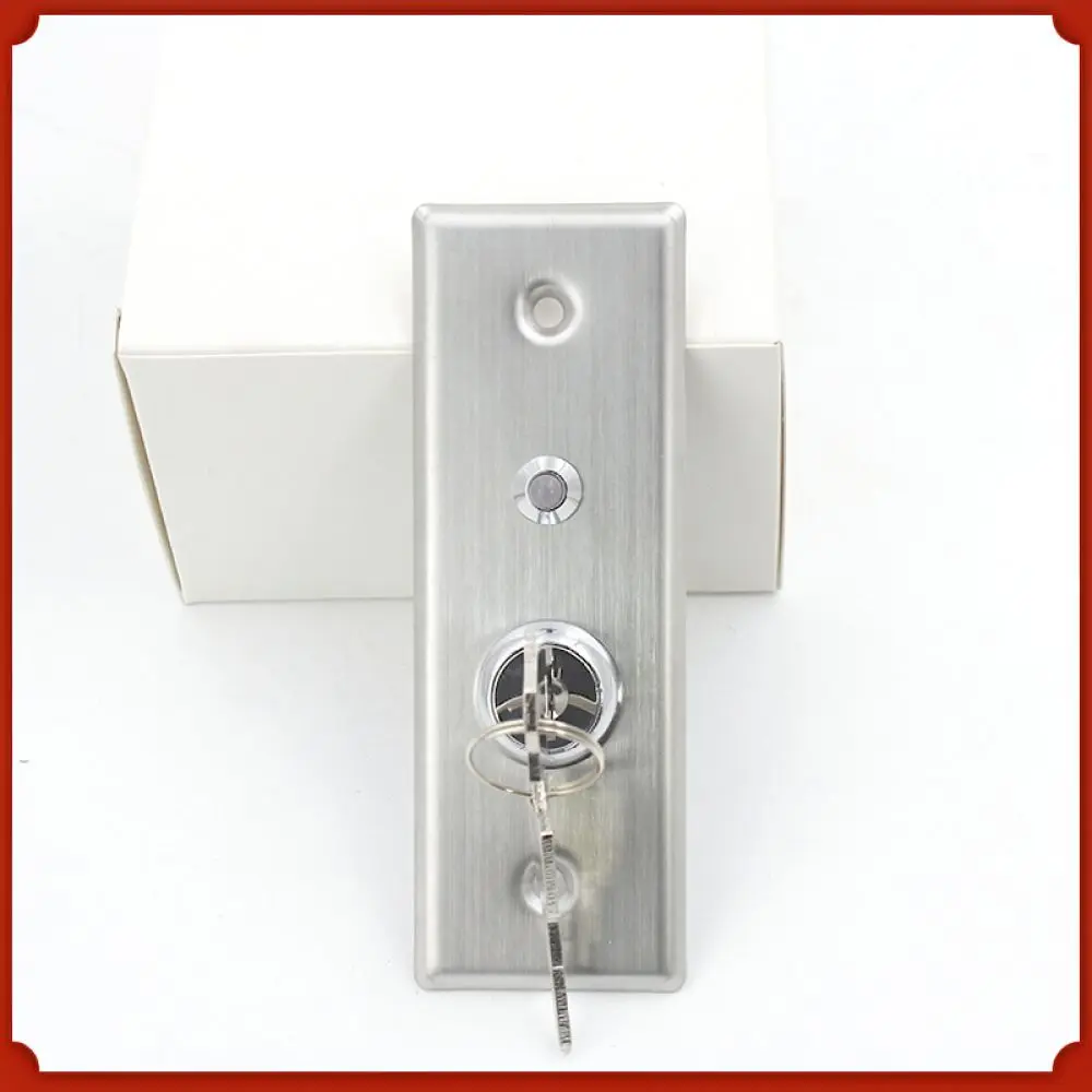 For Feiluotuo Access Control Key Switch Durable Metal Panel With LED Light Signal For Office Entrance Way