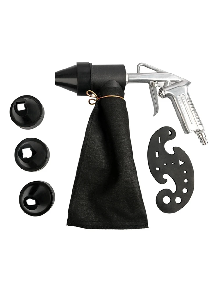 ABJI-Kit d'outils de sablage pneumatique, ensemble de machine de sablage, sableuse polyvalente, déterminer la machine à polir, antirouille