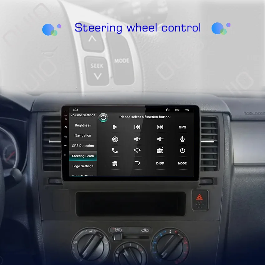 2Din Android15 Car Radio for Nissan Tiida C11 2004 - 2013 Multimedia Player GPS Navigation RDS Carplay Auto Stereo DVD Head Unit