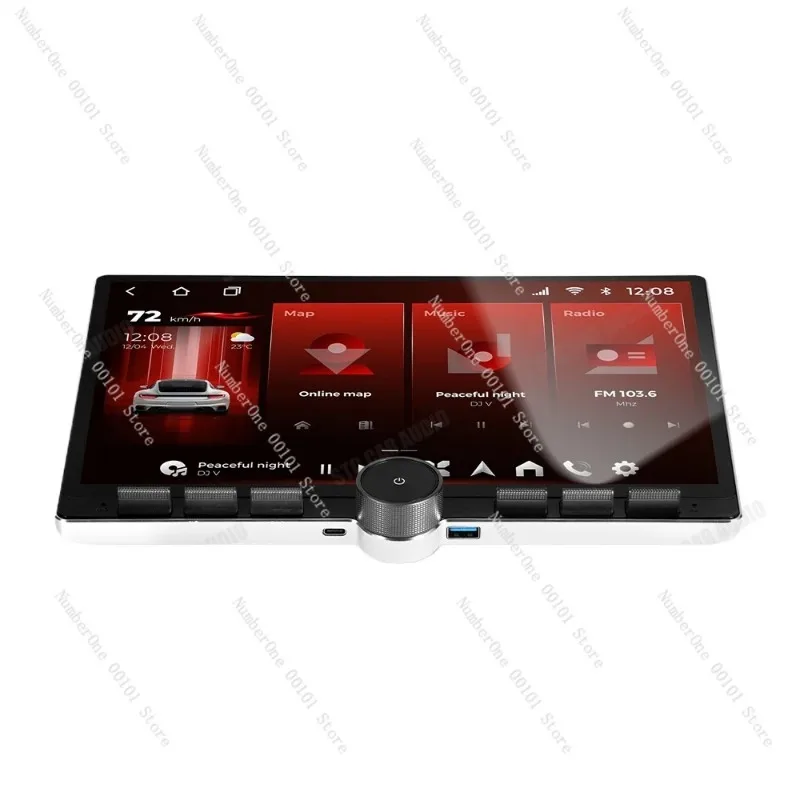 9‑Inch Single‑Knob Android Car Stereo, Multifunctional Car Player GPS Radio Navigation Unit