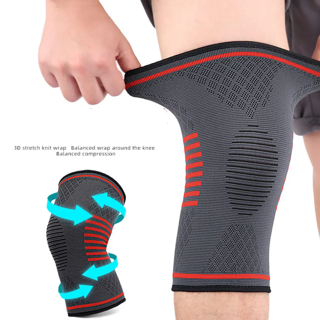 2/3 2piece Breathable Knee Support Compression Sleeves Comfortable And Lightweight Protection Knee Pad