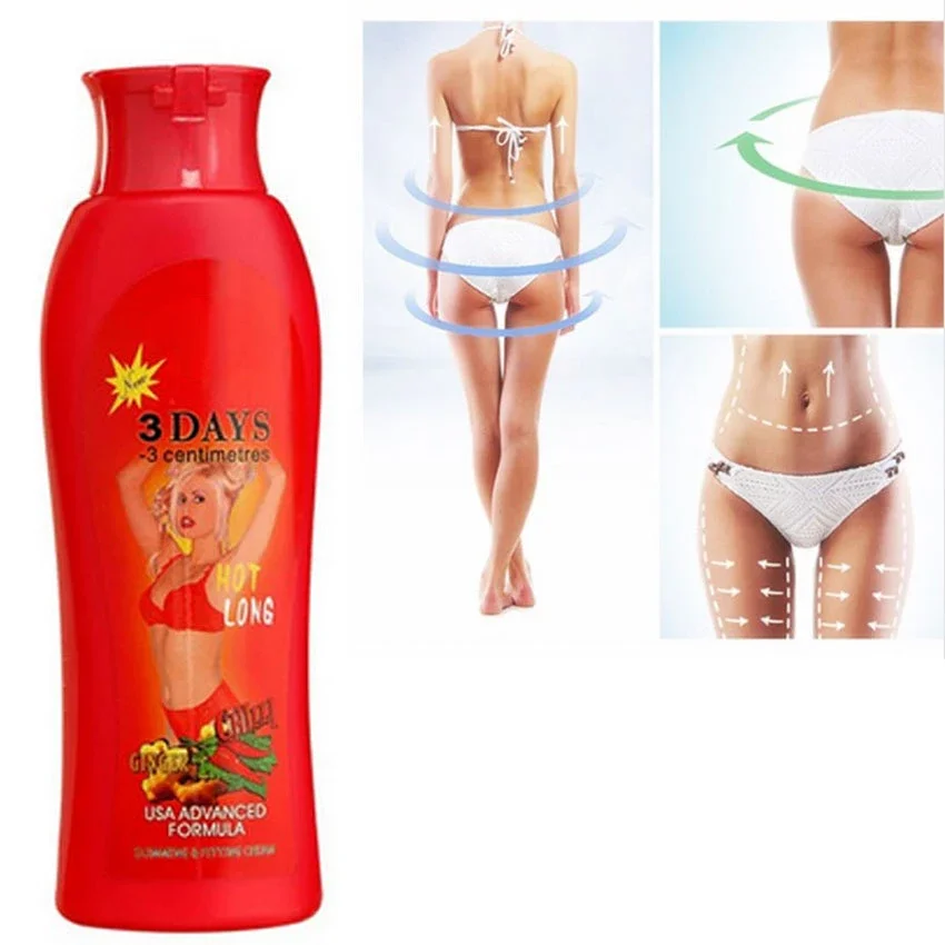 Anti Cellulite 3 Days Slimming Cream Chili and Ginger Stubborn Fat Burn Potent Lose Weight Burning Fat Cream Lift Firming Oil