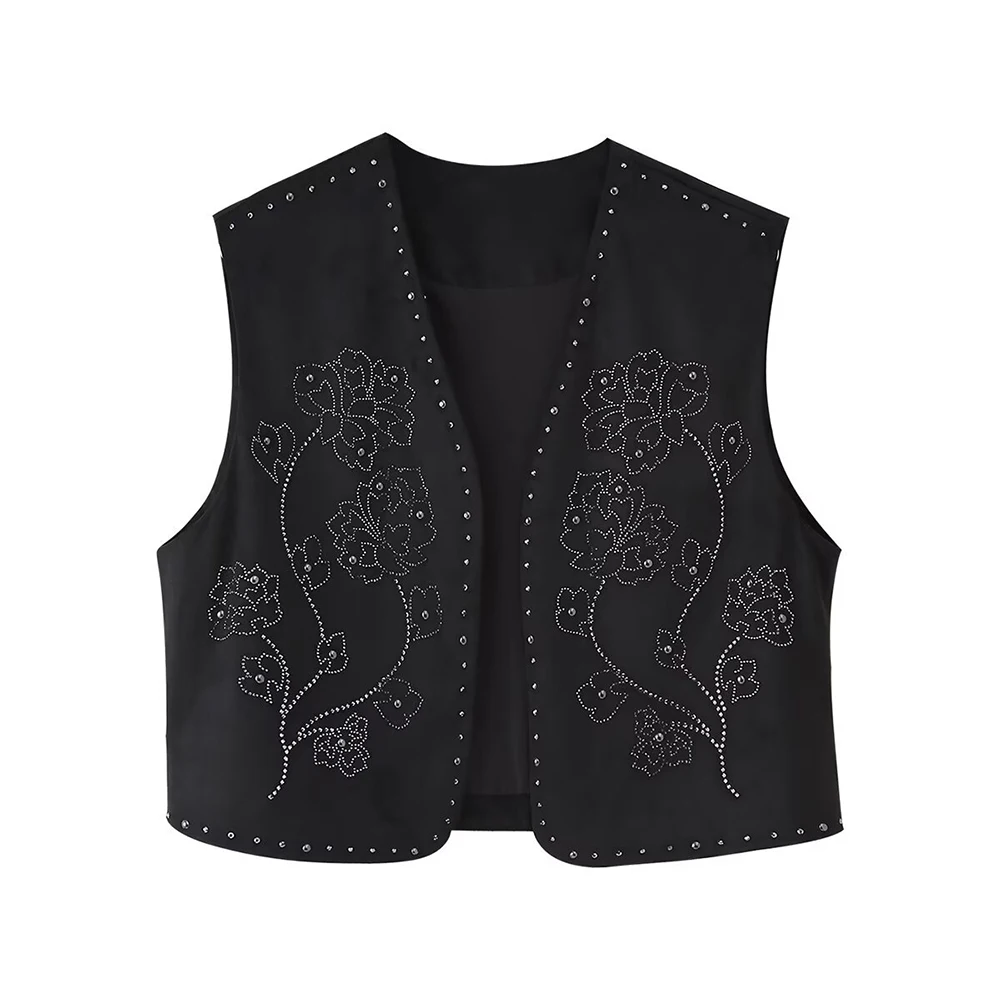 

Универсальный яркий бархатный жилет с эффектом текстуры, европейская и американская одежда, модный стиль для женщин