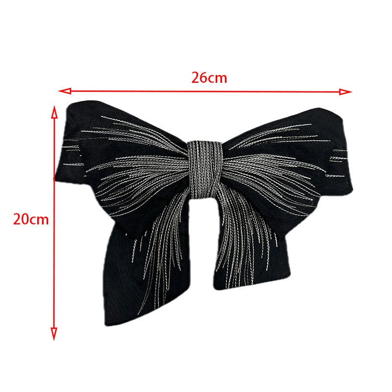 Big Chiffon Bow Brooch Pins Handmade Brooch For Clothing Wedding Party Clothes Accessories Decoration Party Ornaments Gifts