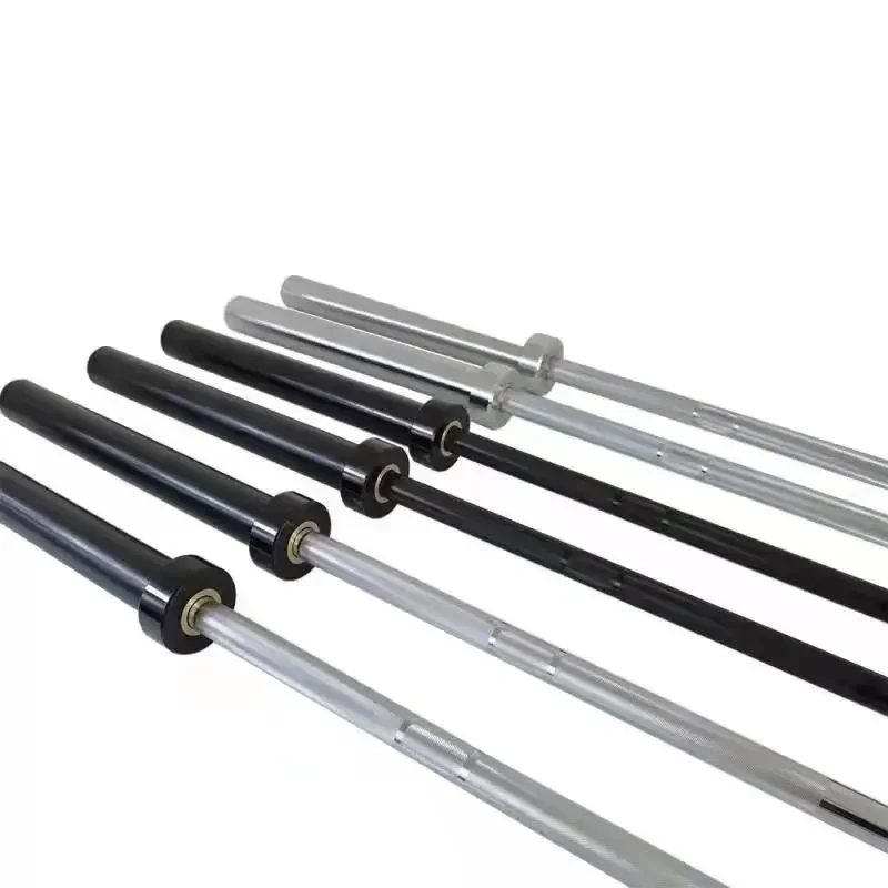 Competition Lifting Steel Barbells Bar, 120cm to 220cm Barbell Bar, Gym Barbell