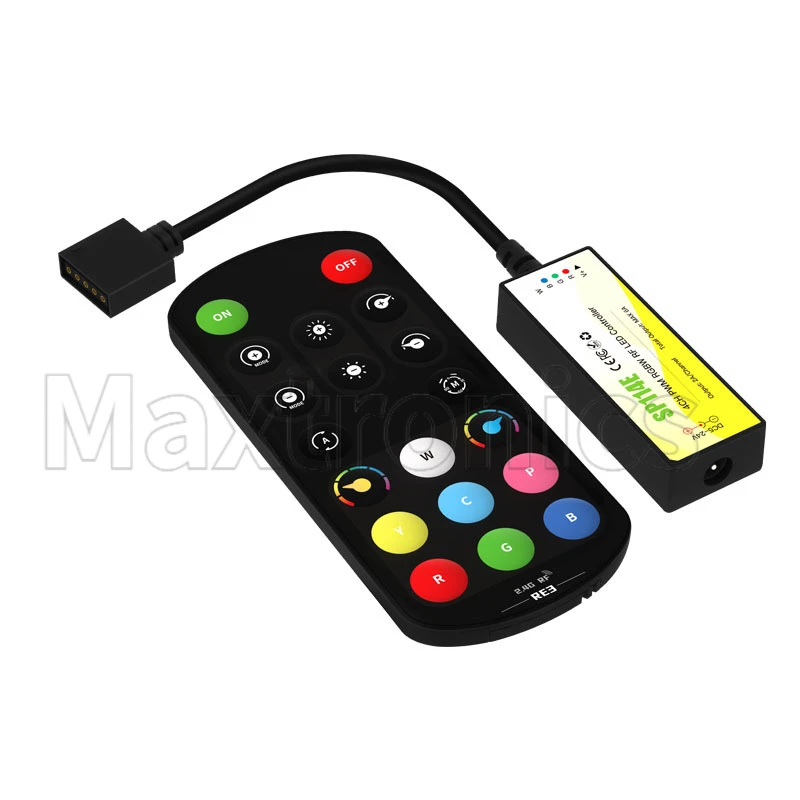 PWM Mini RF 2.4G LED Controller 2pin DIM 3pin CCT 4pin RGB 5pin RGBW 6pin RGBCCT 2835 5050 FCOB No IC Light Strip SP112E SP113E